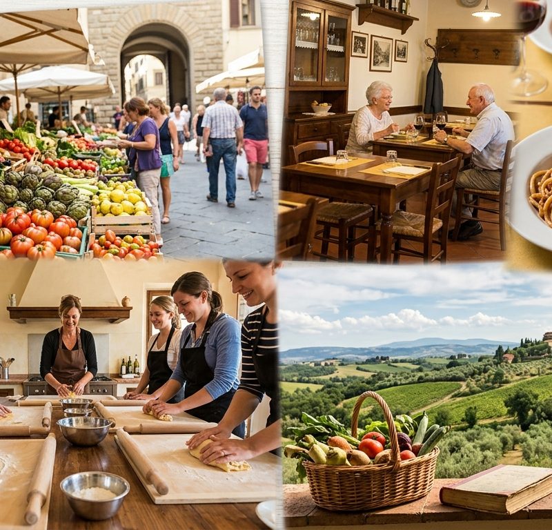 A Week-Long Culinary Journey Through Tuscany: Markets, Trattorias, and Cooking Classes