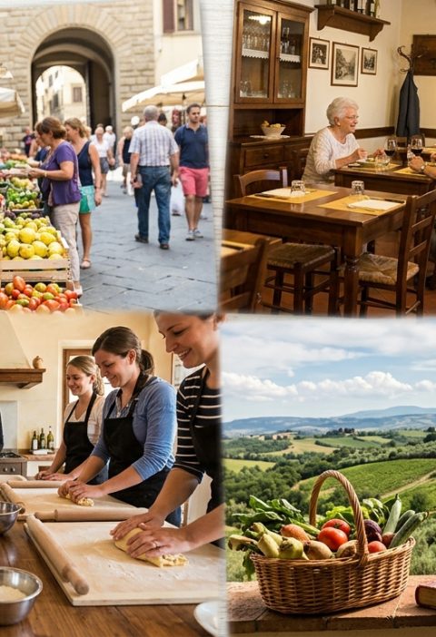 A Week-Long Culinary Journey Through Tuscany: Markets, Trattorias, and Cooking Classes