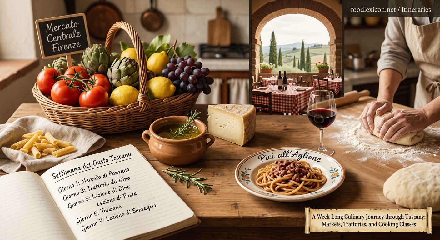 A Week-Long Culinary Journey Through Tuscany: Markets, Trattorias, and Cooking Classes — 1