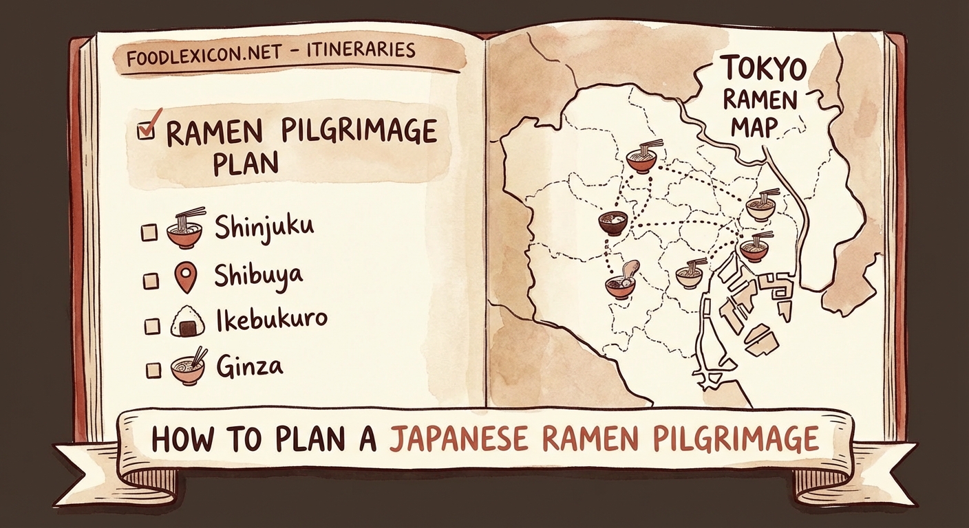 How to Plan a Japanese Ramen Pilgrimage Across Tokyo's Best Neighborhoods - Illustration 1