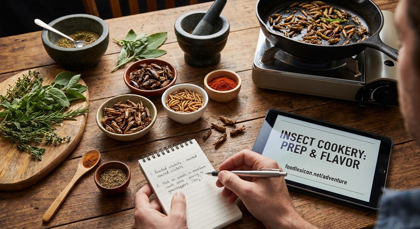 The Ultimate Guide to Eating Insects: Preparation Methods and Flavor Profiles - Illustration 1