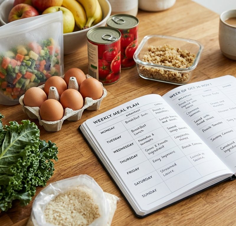 How to Build a Weekly Meal Plan Using Ingredients You Already Have