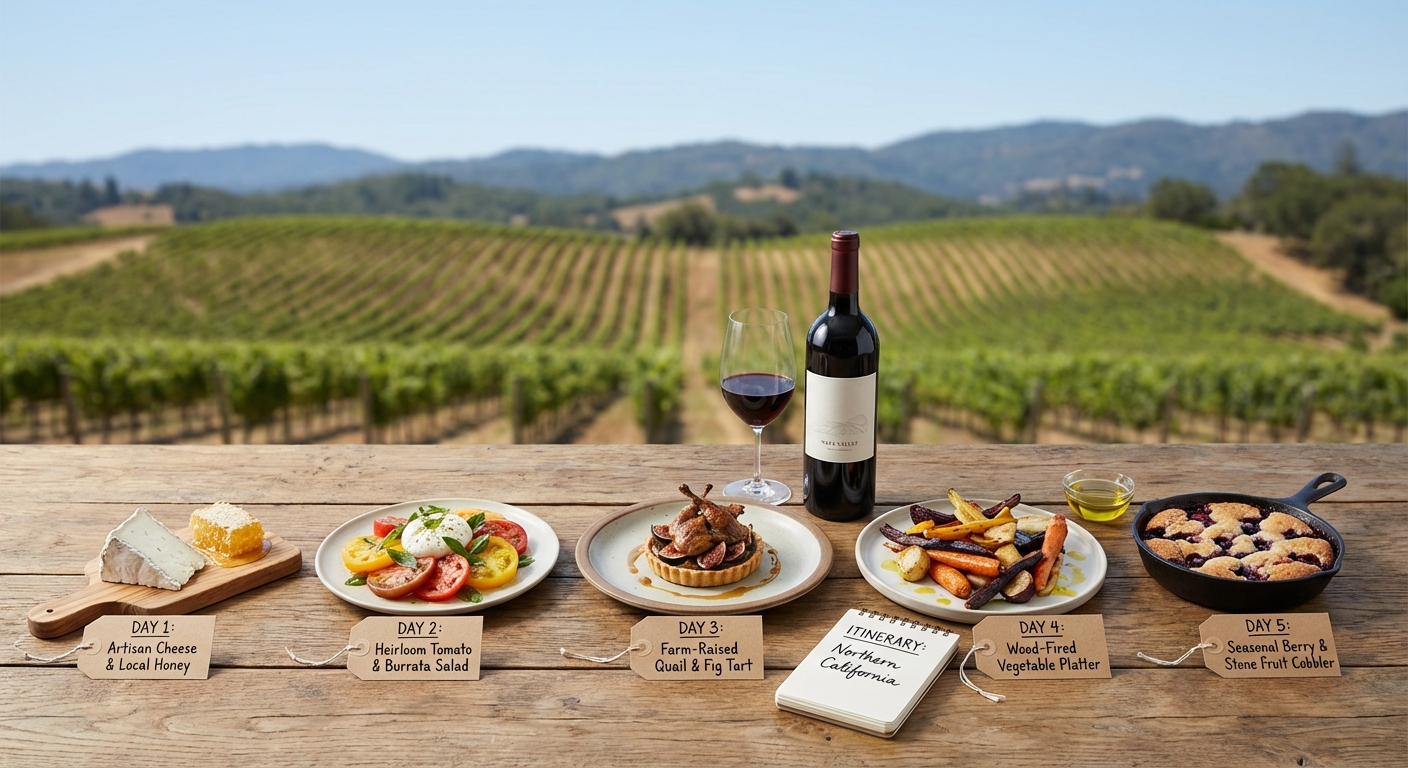 Five Days of Farm-to-Table Eating in Northern California Wine Country ...
