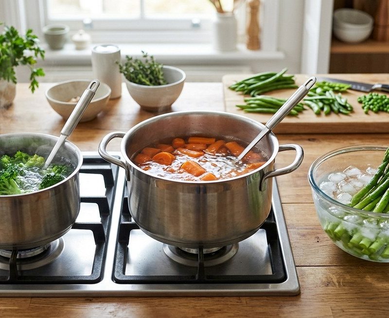 Blanching vs. Parboiling vs. Shocking: When to Use Each Technique