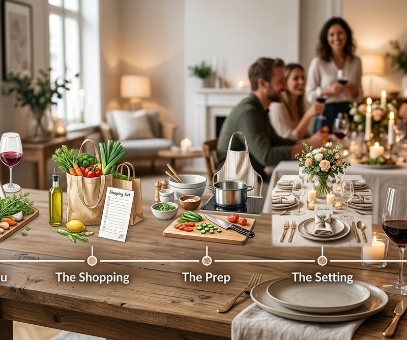The Ultimate Dinner Party Planning Timeline