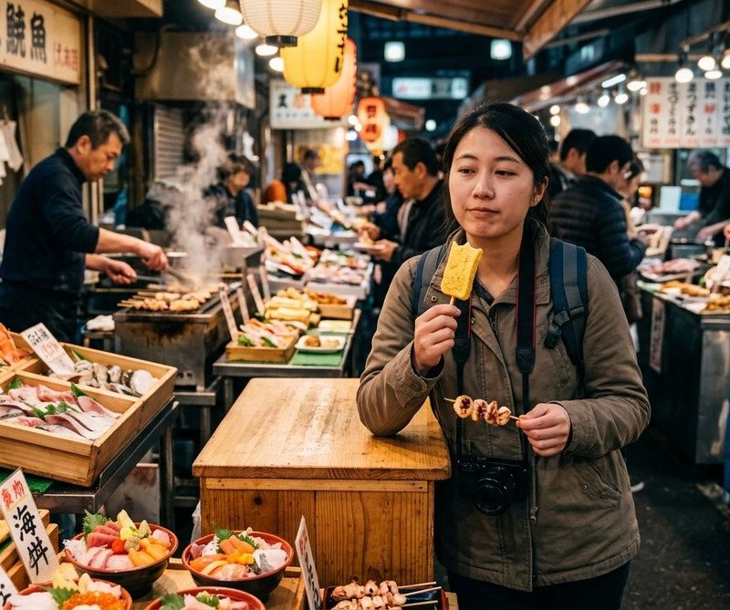 Surviving a 24-Hour Food Marathon in Tokyo's Tsukiji Outer Market