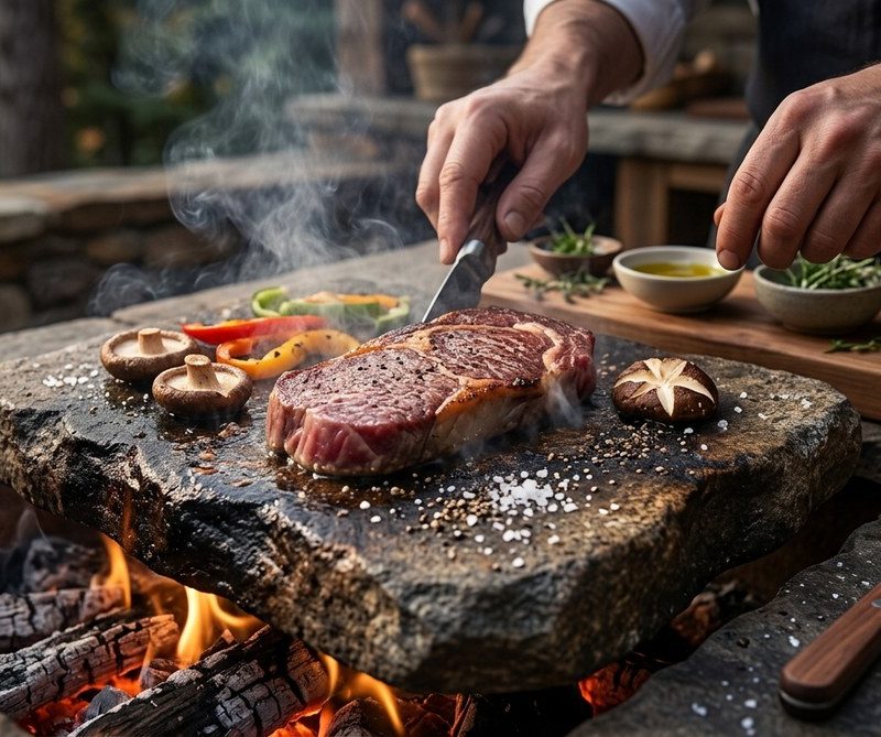 What’s the Most Extreme Cooking Method You’ve Never Tried? Hot Stone Cooking