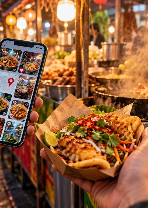 How to Find the Best Street Food in Any Country Using Social Media