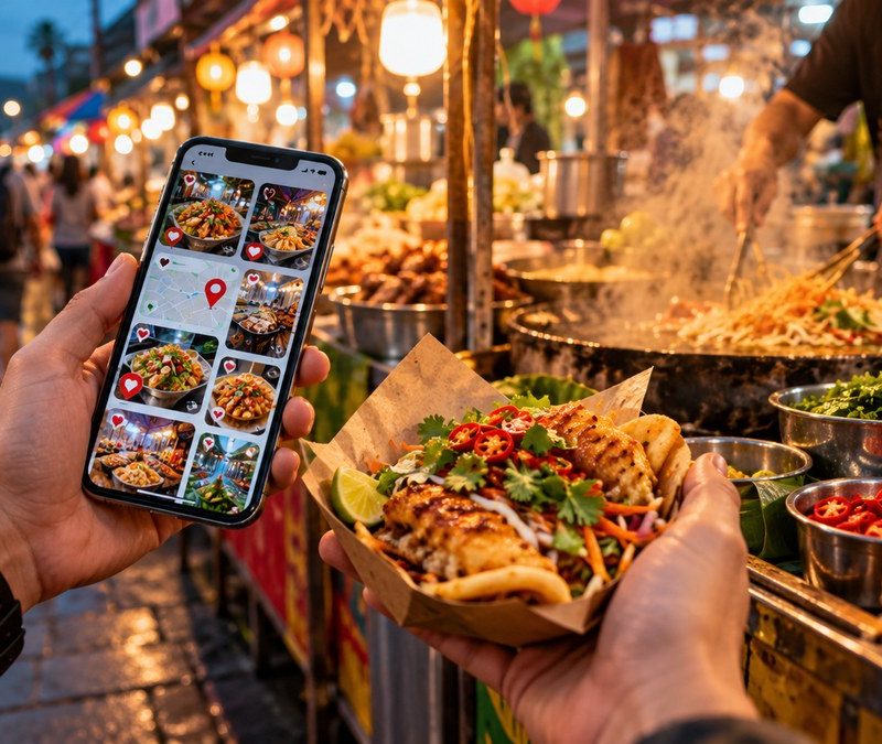 How to Find the Best Street Food in Any Country Using Social Media